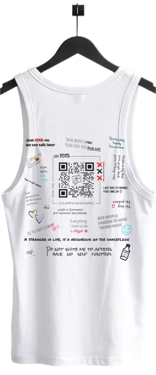 Tank Top Festival Print, back