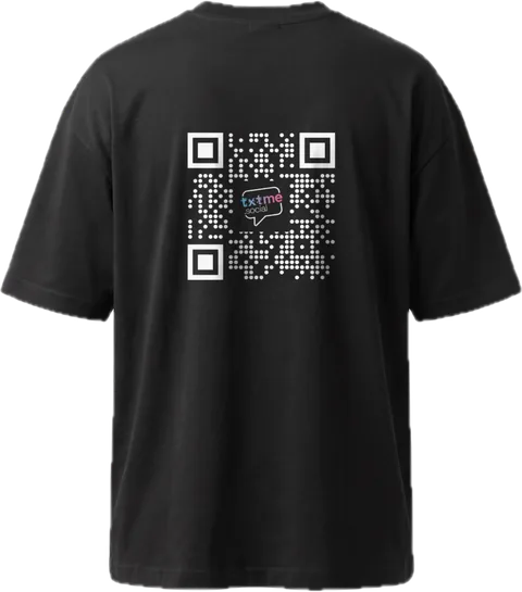 T-Shirt Plain, Black, back